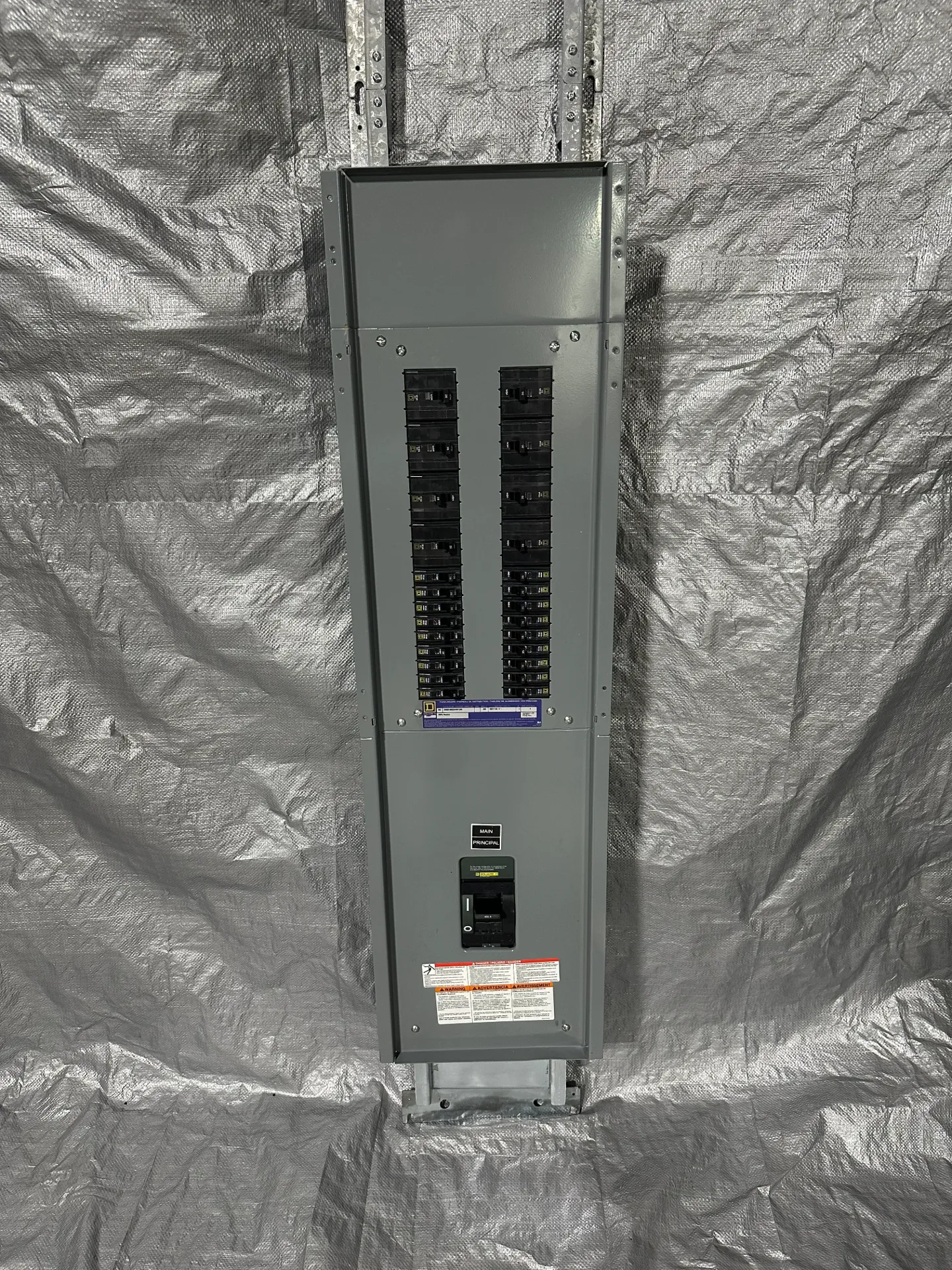 NQ442M4C Square D Panelboard 400A Main Breaker 3P4W 42 Circuits